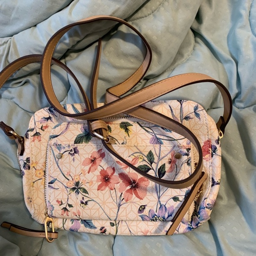 Floral crossbody bag